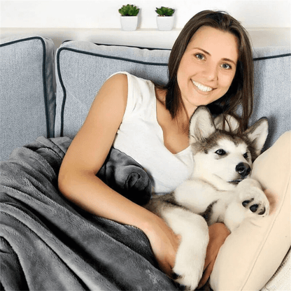 AdorePup™ Waterproof Reversible Dog Blanket